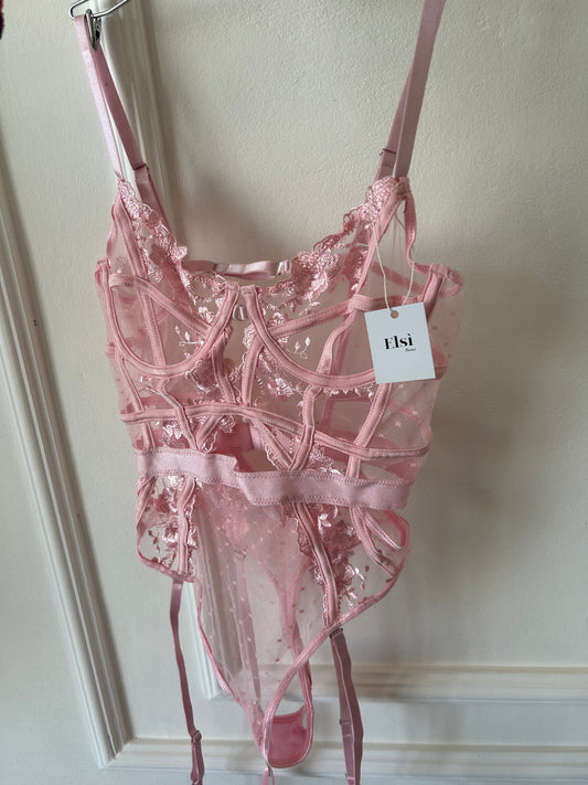 Diva bodysuit in pink