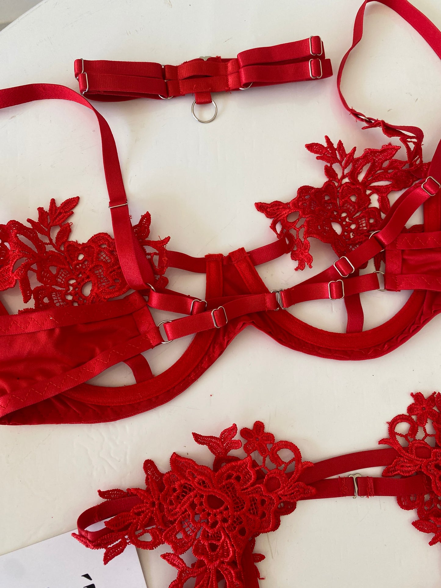 Fabi set in red
