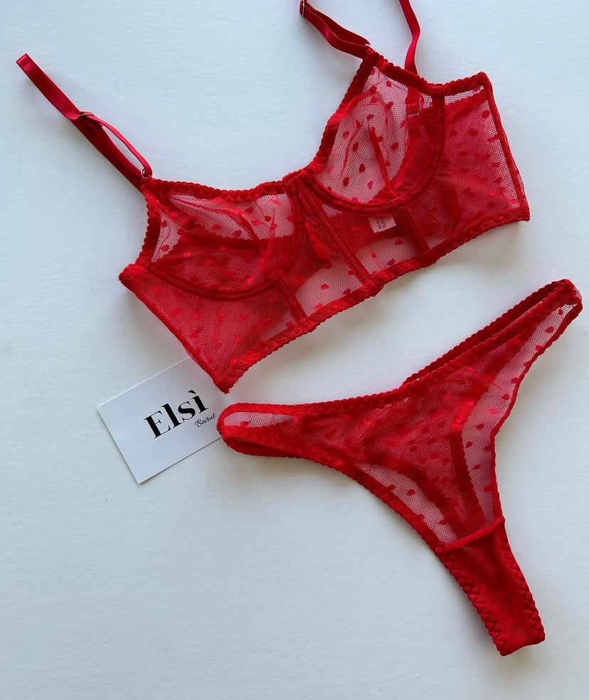 Liara corset set