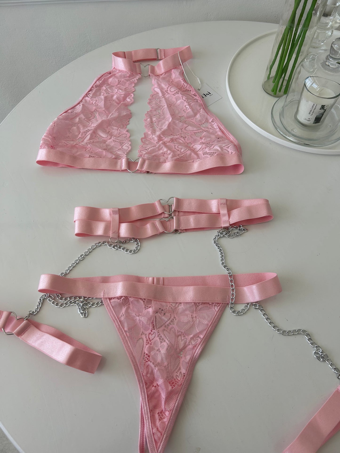 Evelyne pink set