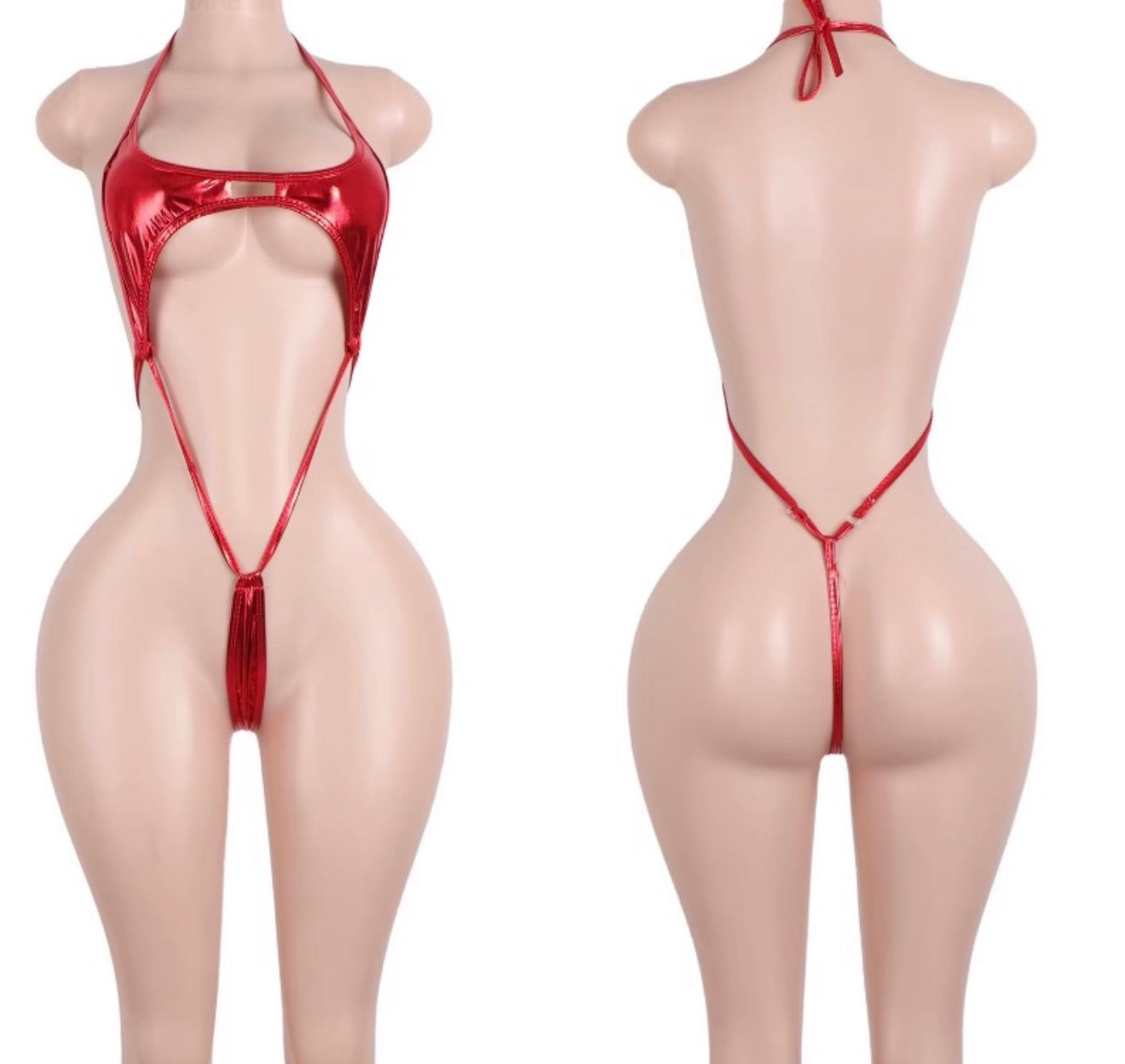 Vicky bodysuit in red