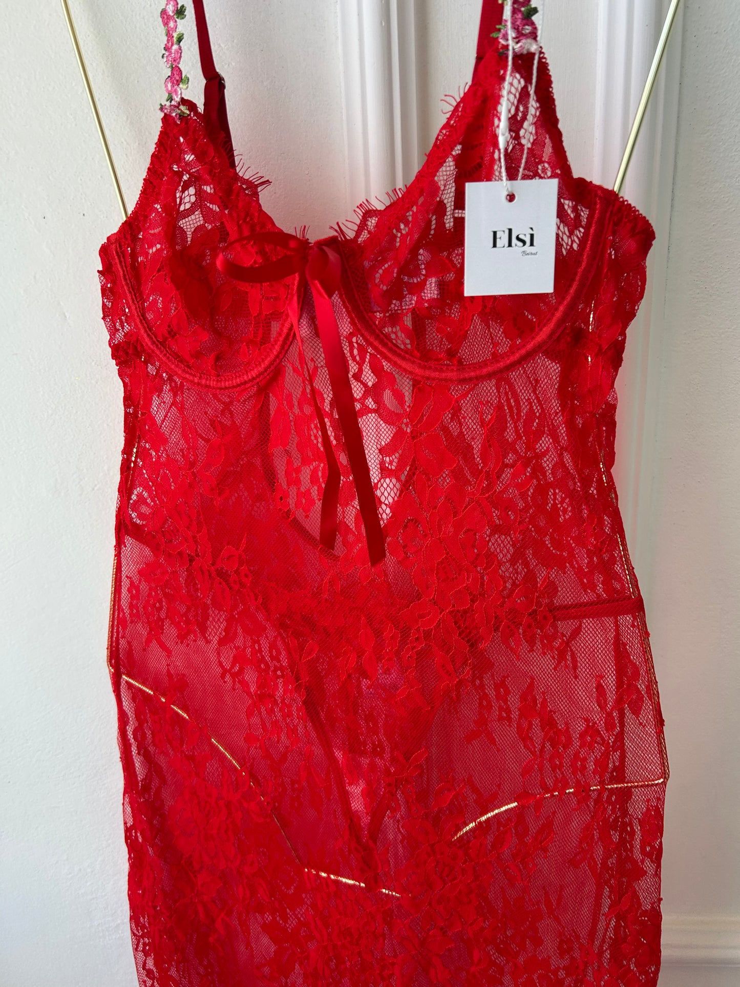 Léticia dress in red